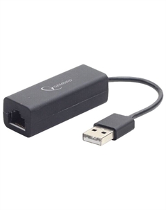Сетевая карта NIC-U2, 1xRJ-45, 10/100 Мбит/сек, USB 2.0, Retail (NIC-U2) Gembird