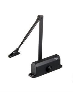 Доводчик дверной (40-60 кг) черный Corsa deco