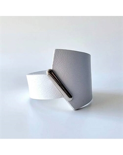 Кожаный красный браслет Xenia dukova