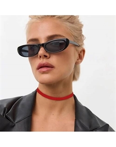 Красный кожаный чокер Xenia dukova