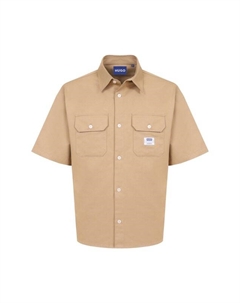 Хлопковая рубашка Hugo blue