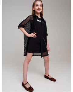 Комплект трикотажный для девочек: платье-футболка, туника Playtoday tween