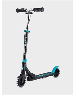 Самокат FLOW ELEMENT JUNIOR LIGHTS, черно-бирюзовый Globber