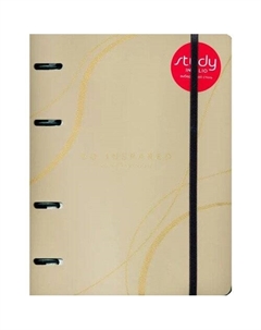 Тетрадь общая,, 175х212 мм, 120 л., клетка, кольцевой механизм Infolio study