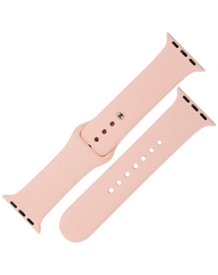 Ремешок силиконовый mObility для Apple watch - 38-40 мм (S3/S4/S5 SE/S6), песочный Mobility