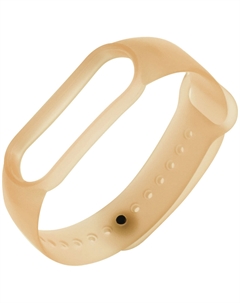 Ремешок силиконовый Red Line для фитнес-браслета Xiaomi Mi Band 5/ Mi Smart Band 6, прозрачный оранжевый Red line