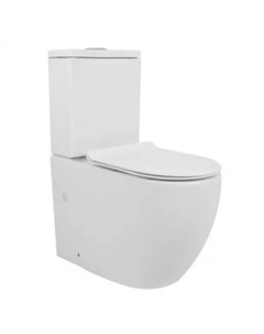 Унитаз-компакт Corsa белый, с сиденьем микролифт (AZ-2062S) Azario