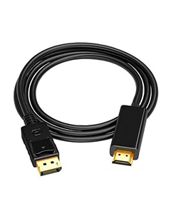 Переходник (адаптер) DisplayPort(20M)-HDMI(19M), 1.8 м, черный C706 (C706) Orient