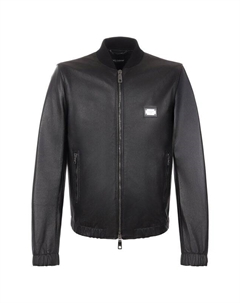 Кожаный бомбер Dolce&gabbana