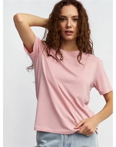 Однотонная футболка трикотажная Zolla