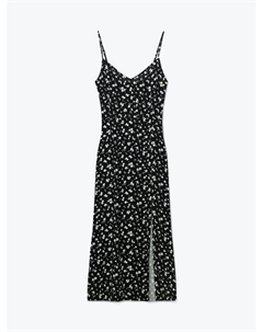 Платье-сарафан из вискозы с разрезом Zolla