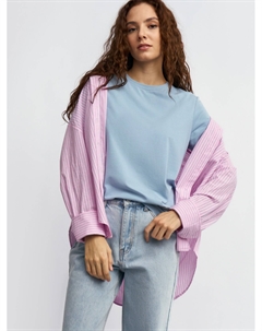 Однотонная футболка трикотажная Zolla