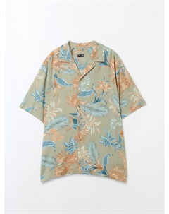 Рубашка из вискозы с коротким рукавом Zolla