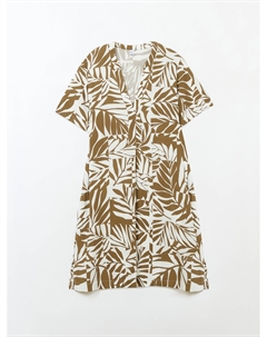 Платье-туника из вискозы с принтом Zolla