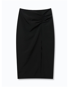 Юбка миди с драпировкой и разрезом Zolla