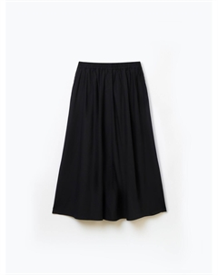 Юбка миди из хлопка на резинке Zolla