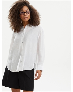 Офисная рубашка из жатой ткани Zolla