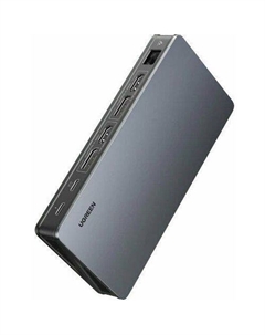 Порт-репликатор CM615, серый Ugreen