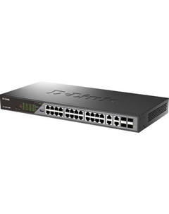 Коммутатор D-Link DSS-200G-28MP/A1A, настраиваемый D-link