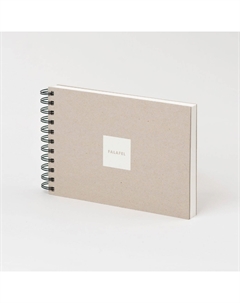 Скетчбук А5 S5 Grey Whitepaper, 160 гр, 62 л. Falafel books