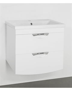 Тумба под раковину Жасмин 2 Комо 60 Люкс белая PLUS Style line
