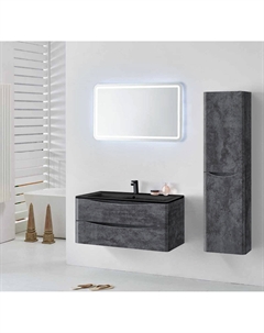 Тумба под раковину Roberta 100 см 2 ящика Stone (камень) VMC-1R100MS Vincea