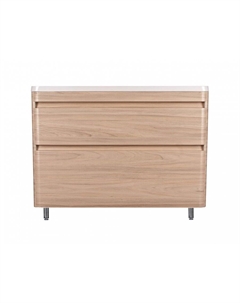 Тумба под раковину Атлантика 100 ясень перламутр напольная Style line