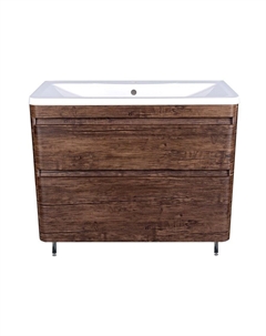 Тумба под раковину Атлантика 100 люкс старое дерево напольная Style line