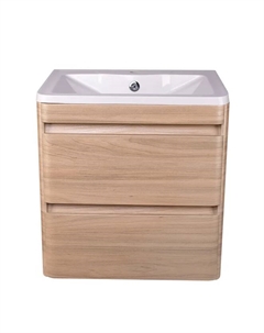 Тумба под раковину Атлантика 60 Люкс Plus ясень перламутр Style line