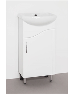 Тумба под раковину Волна 2 40 белая Style line