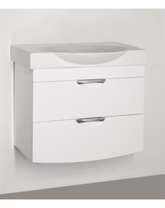 Тумба под раковину Жасмин 2 76 Люкс Plus белая Style line