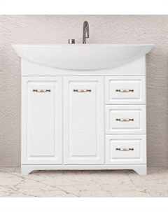 Тумба под раковину Олеандр 90 белая Style line