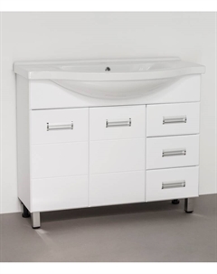 Тумба под раковину Ирис 100 белая Style line