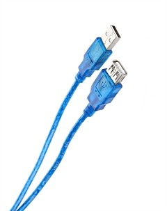Кабель-удлинитель USB(Am)-USB(Af), 5 м, прозрачный, (VUS6956T-5M) Telecom