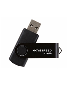 Флешка 4Gb USB 2.0 M2, черный (M2-4G) Move speed