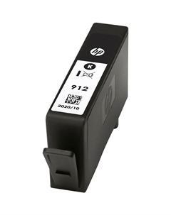 Картридж струйный HP 912 (3YL80AE), черный, оригинальный, ресурс 300 страниц для HP OfficeJet 8013/8023 Hp