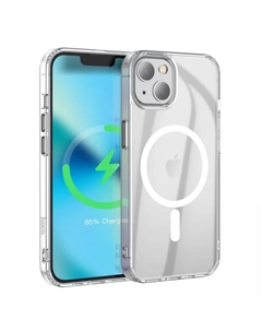 Чехол-накладка Hoco Magnetic Series TPU для iPhone 15 силиконовый (прозрачный)