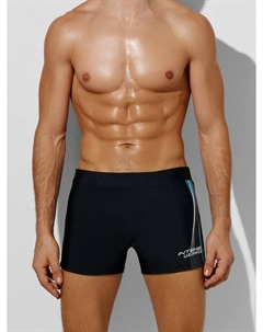 Шорты для плавания мужские черные с надписью Mark formelle