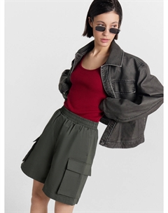 Шорты женские хаки Mark formelle