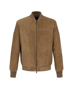 Замшевый бомбер Zegna