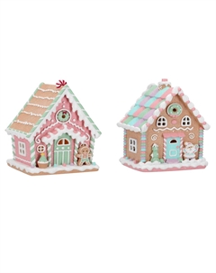 Новогодний сувенир "Имбирные пряничные домики", 2 вида Timstor