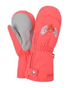 Непромокаемые варежки кораллового цвета Poivre blanc