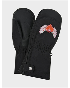 Черные непромокаемые варежки Poivre blanc