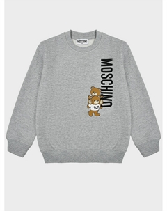 Свитшот с лого, серый Moschino