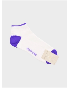 Носки спортивные с фиолетовыми вставками Story loris