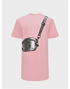 Платье с имитацией сумки через плечо, розовое Marc jacobs