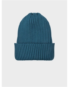 Шапка синего цвета с отворотом Jan&sofie