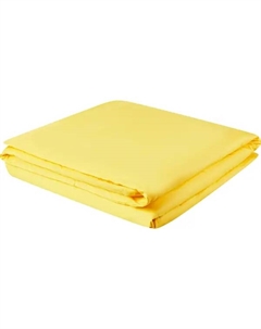 Пододеяльник 175x215 см сатин цвет желтый Inspire