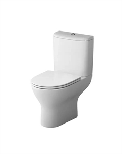 Унитаз-компакт Damixa Luna DX46C8600SC безободковый сиденье с микролифтом двойной смыв