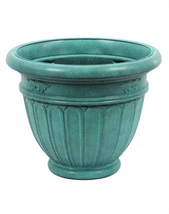 Горшок-кашпо цветочный Истрия ø50 h45 см v60 л пластик бирюзовый Tek.a.tek